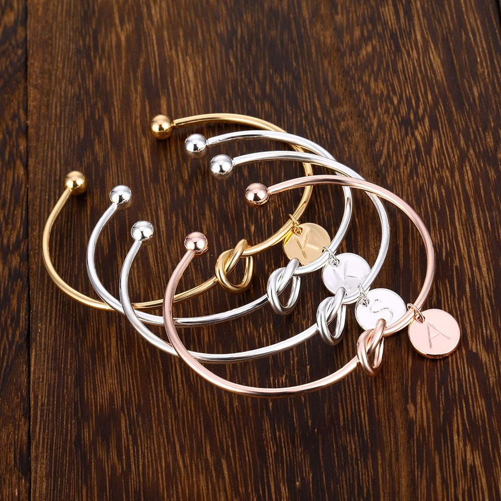 custom letter bracelet