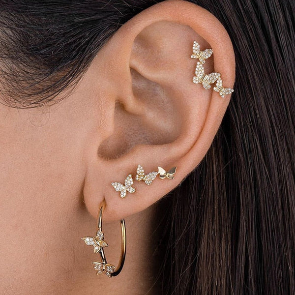 Beautiful Butterflies Earring