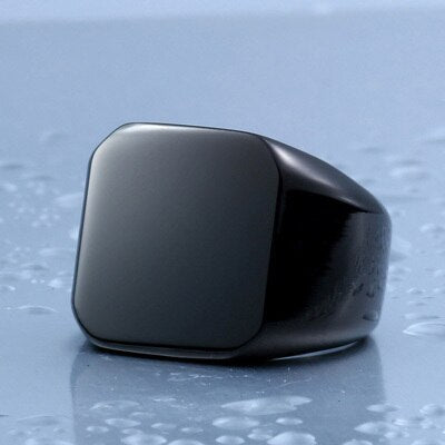 polished Square ring