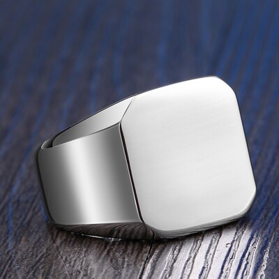 polished Square ring
