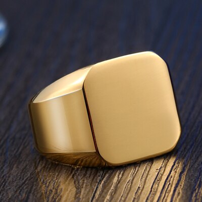 polished Square ring