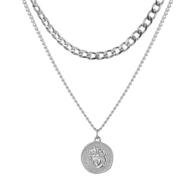 Greece Coin Necklace